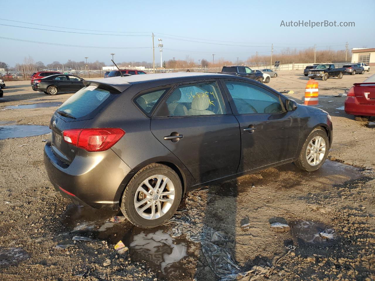 2012 Kia Forte Ex Gray vin: KNAFU5A28C5568254