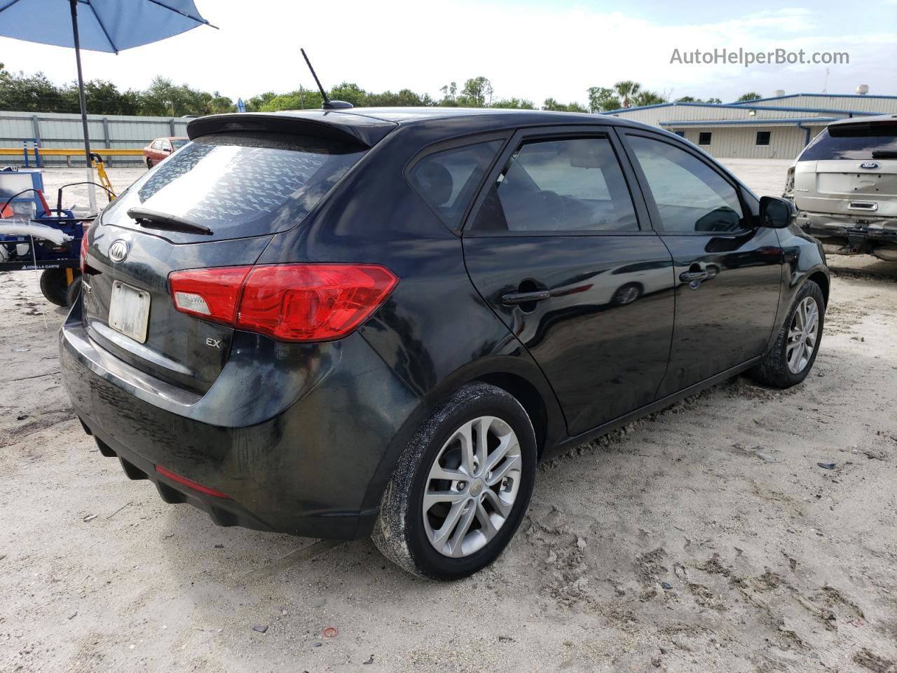 2012 Kia Forte Ex Black vin: KNAFU5A28C5595566