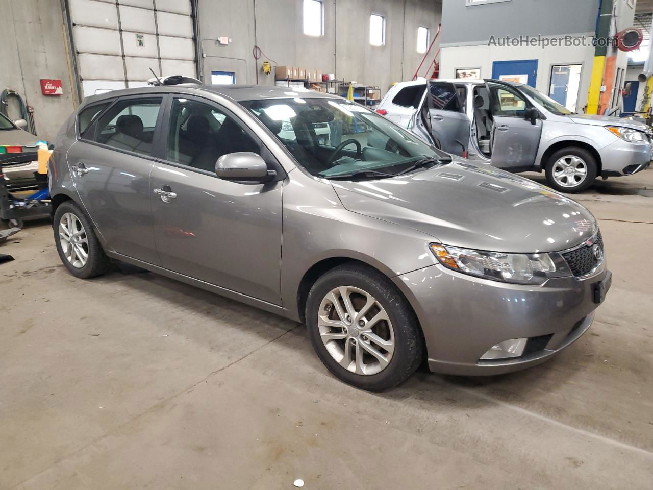 2012 Kia Forte Ex Gray vin: KNAFU5A29C5489448