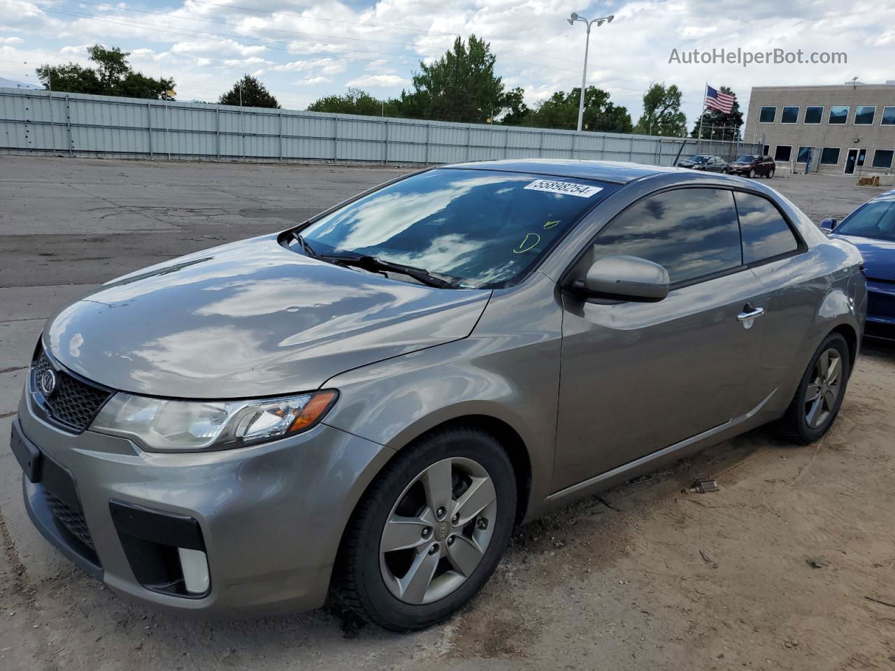 2012 Kia Forte Ex Gray vin: KNAFU6A26C5640252