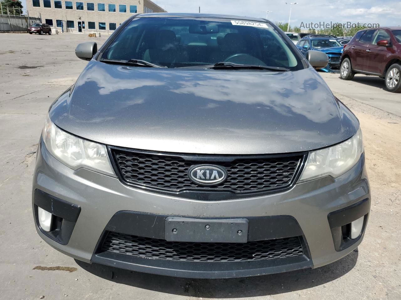 2012 Kia Forte Ex Gray vin: KNAFU6A26C5640252