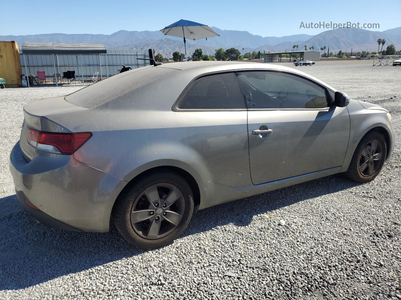 2012 Kia Forte Ex Gray vin: KNAFU6A27C5595743