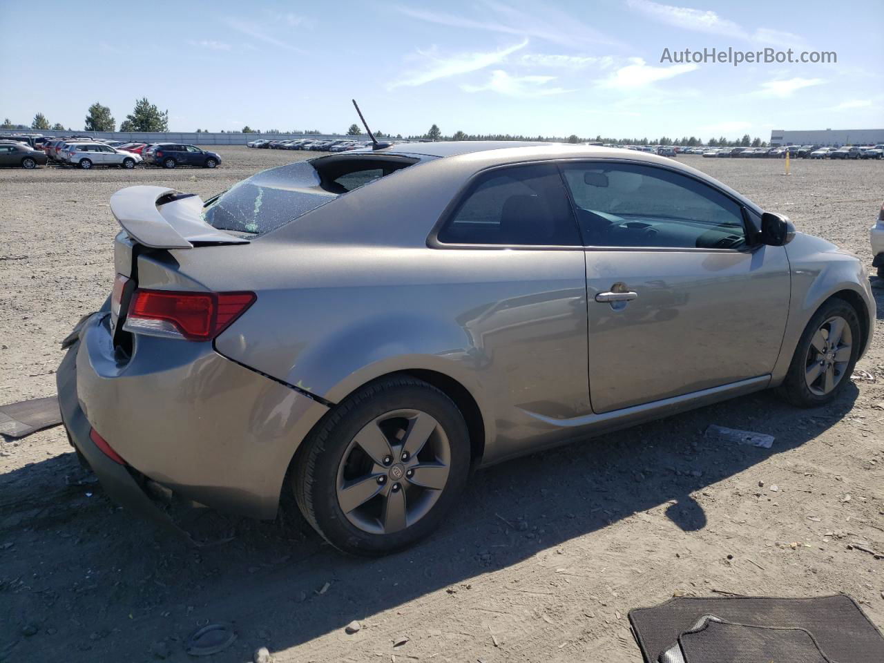 2012 Kia Forte Ex Gray vin: KNAFU6A27C5621922