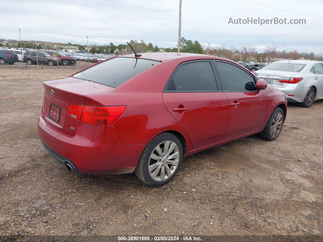 2012 Kia Forte Sx Красный vin: KNAFW4A30C5483065