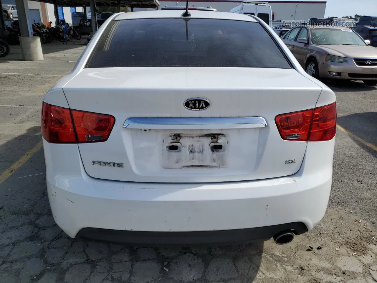 2012 Kia Forte Sx White vin: KNAFW4A30C5554720