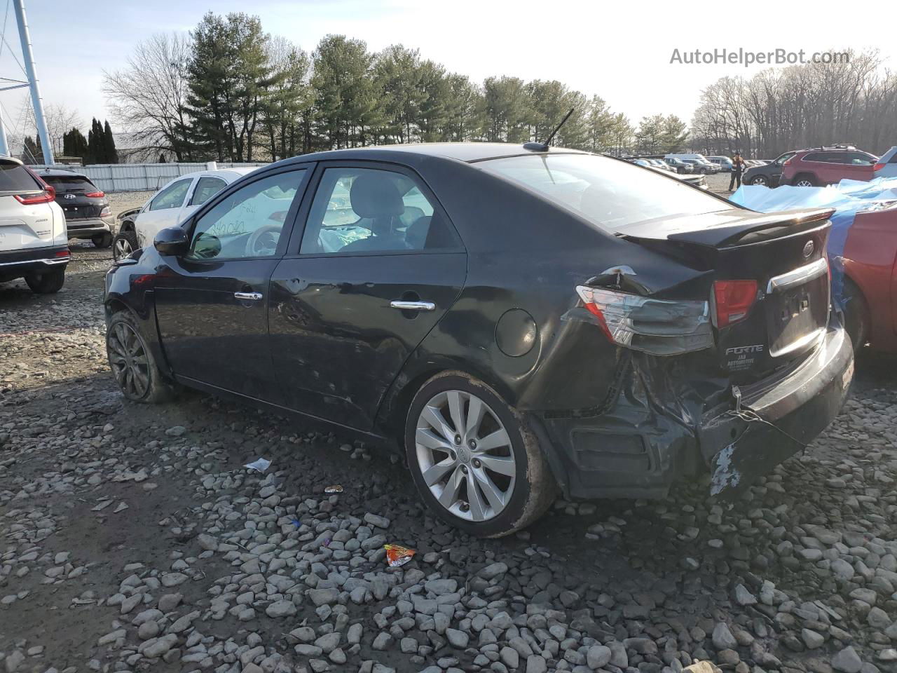 2012 Kia Forte Sx Black vin: KNAFW4A31C5516896