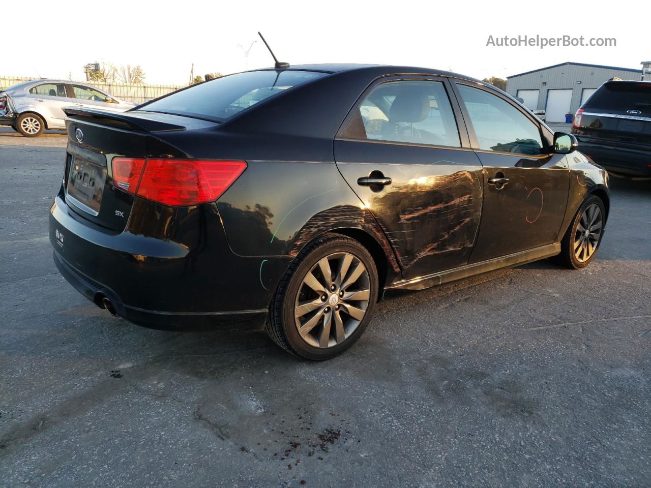 2012 Kia Forte Sx Черный vin: KNAFW4A34C5499334