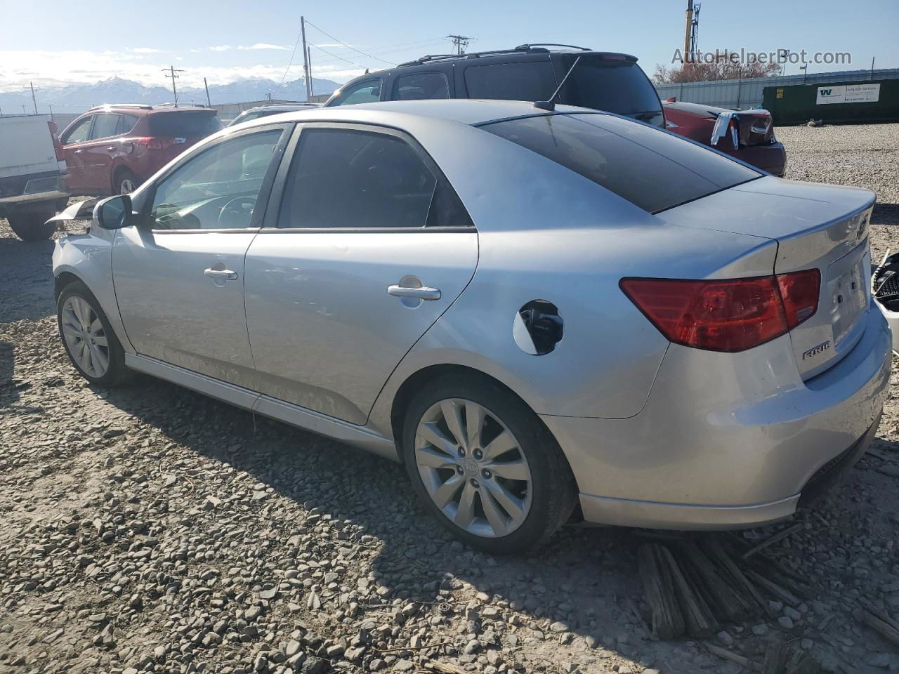 2012 Kia Forte Sx Silver vin: KNAFW4A35C5641335