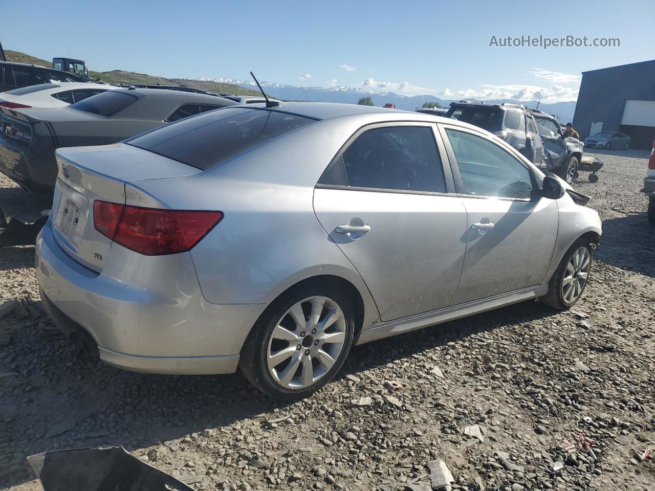 2012 Kia Forte Sx Silver vin: KNAFW4A35C5641335