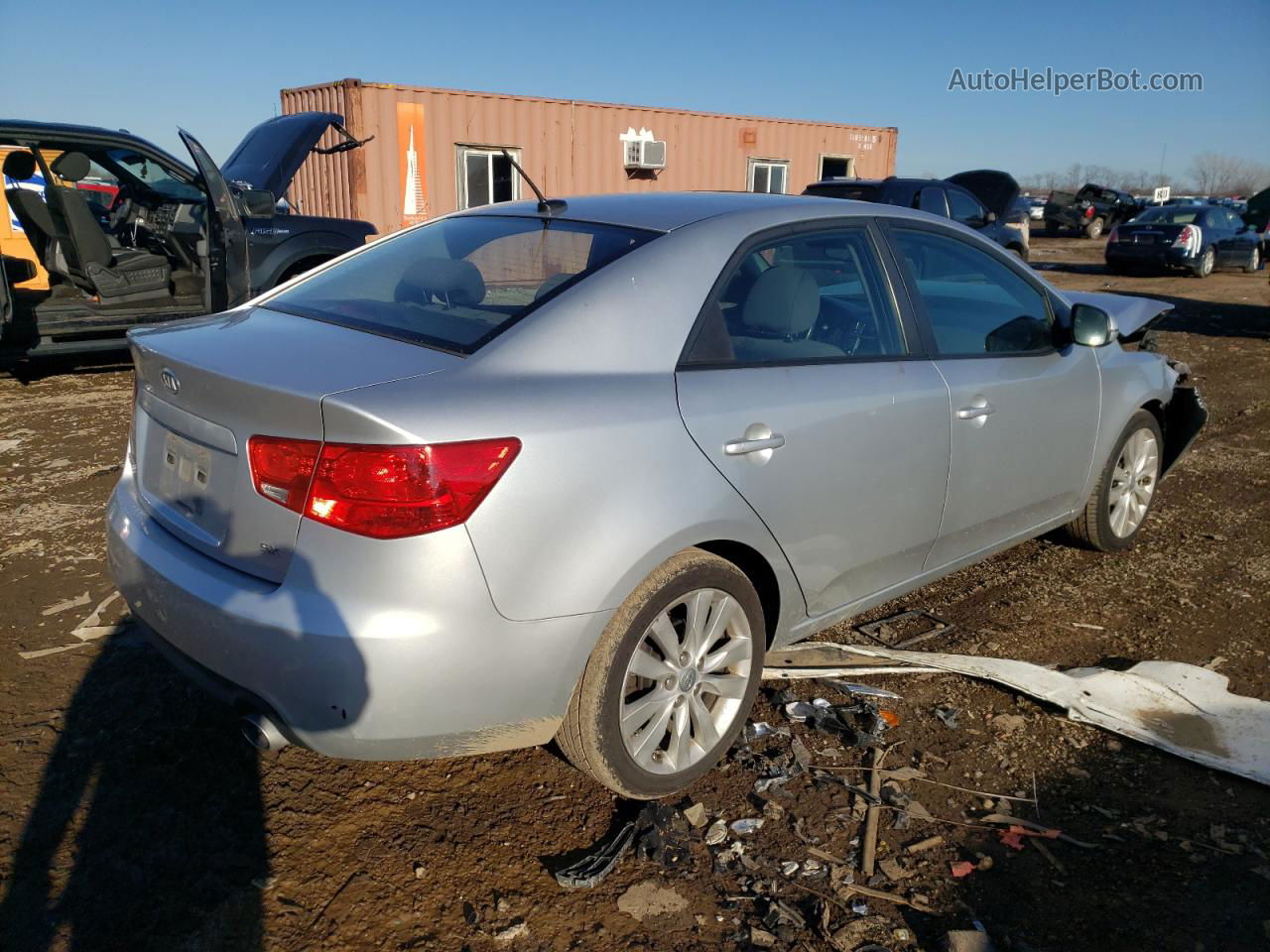 2012 Kia Forte Sx Silver vin: KNAFW4A37C5559624