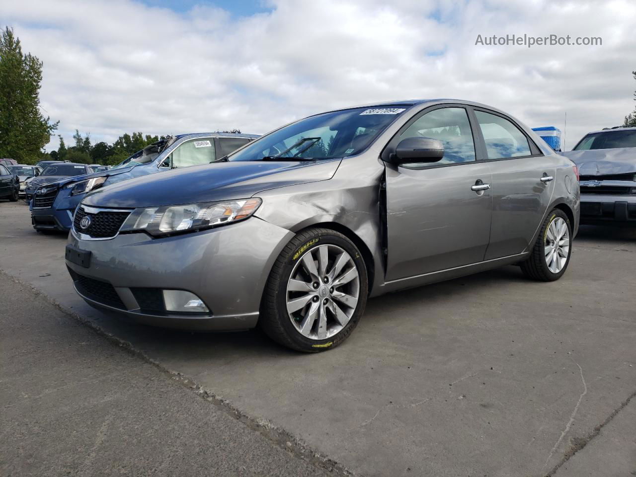 2012 Kia Forte Sx Brown vin: KNAFW4A37C5631826