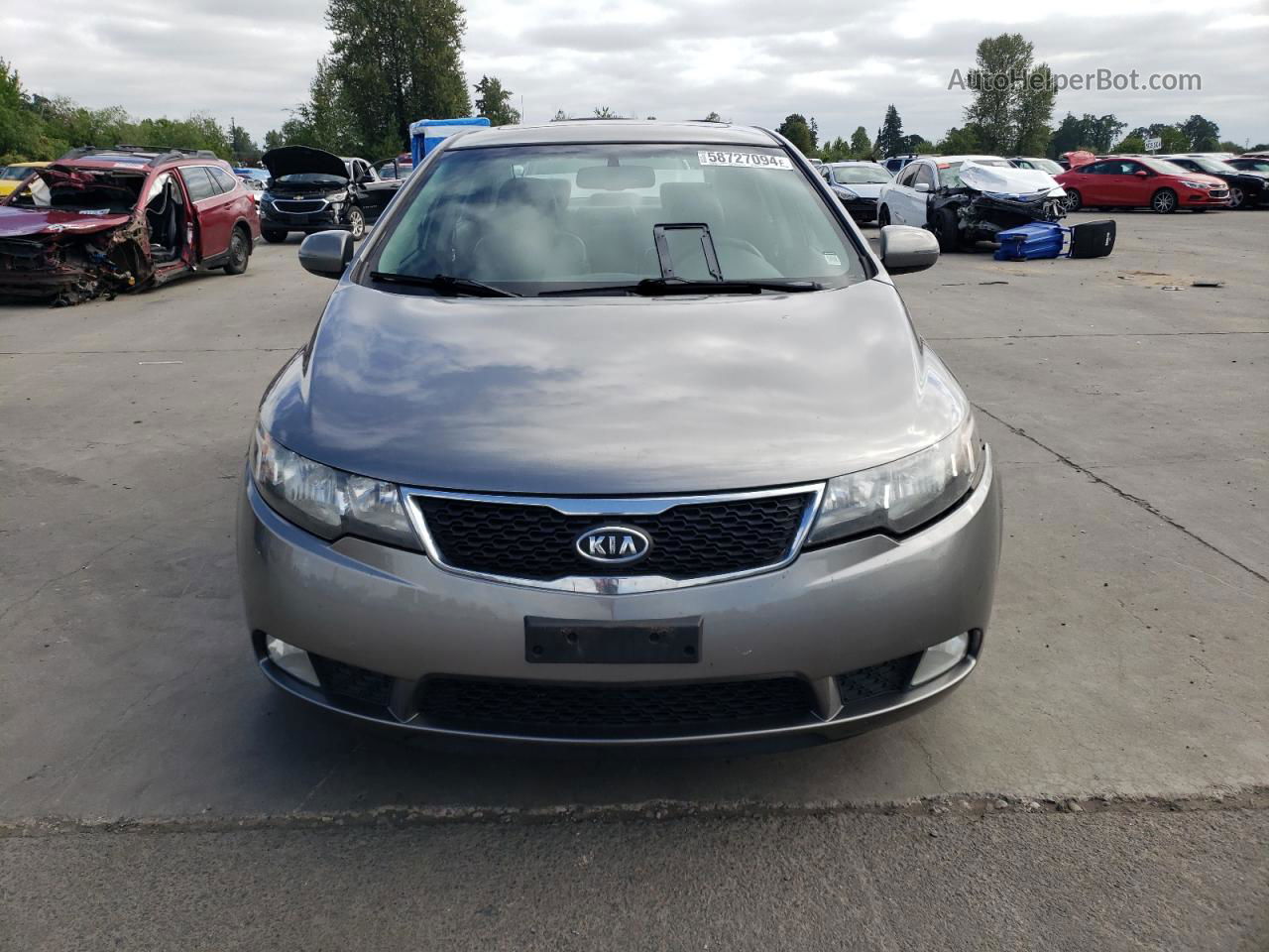 2012 Kia Forte Sx Brown vin: KNAFW4A37C5631826