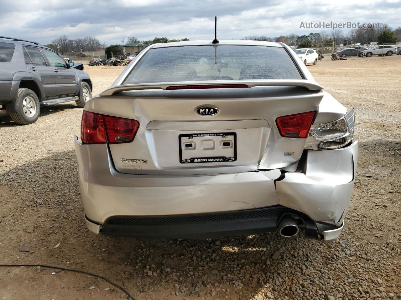 2012 Kia Forte Sx Silver vin: KNAFW4A39C5478446