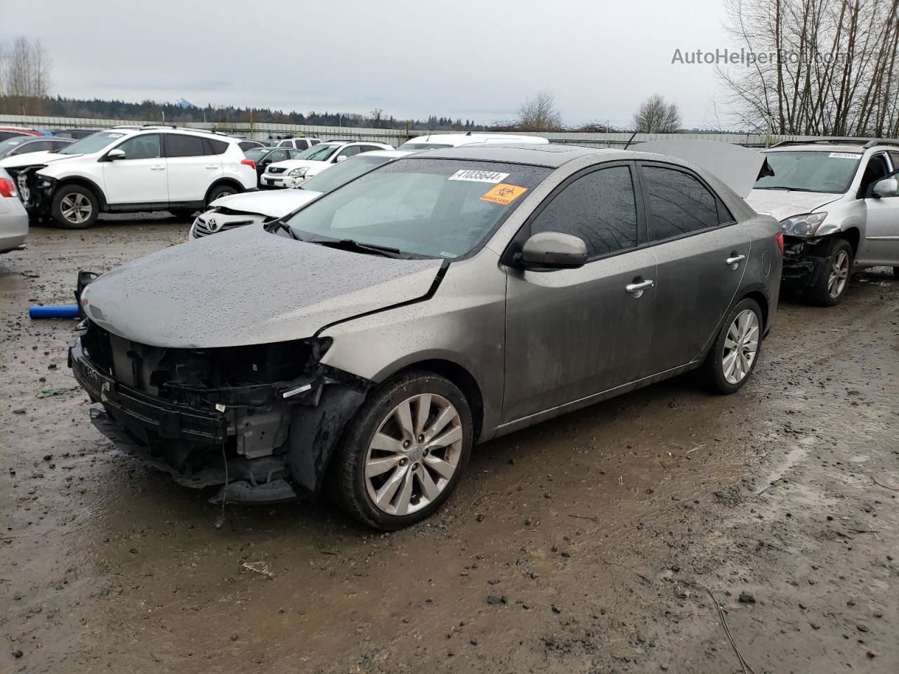 2012 Kia Forte Sx Серый vin: KNAFW4A39C5605518