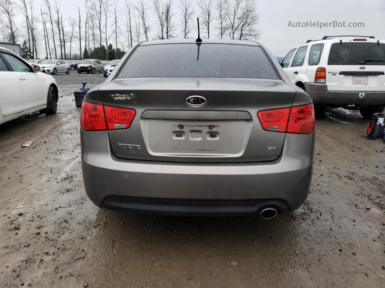 2012 Kia Forte Sx Gray vin: KNAFW4A39C5605518