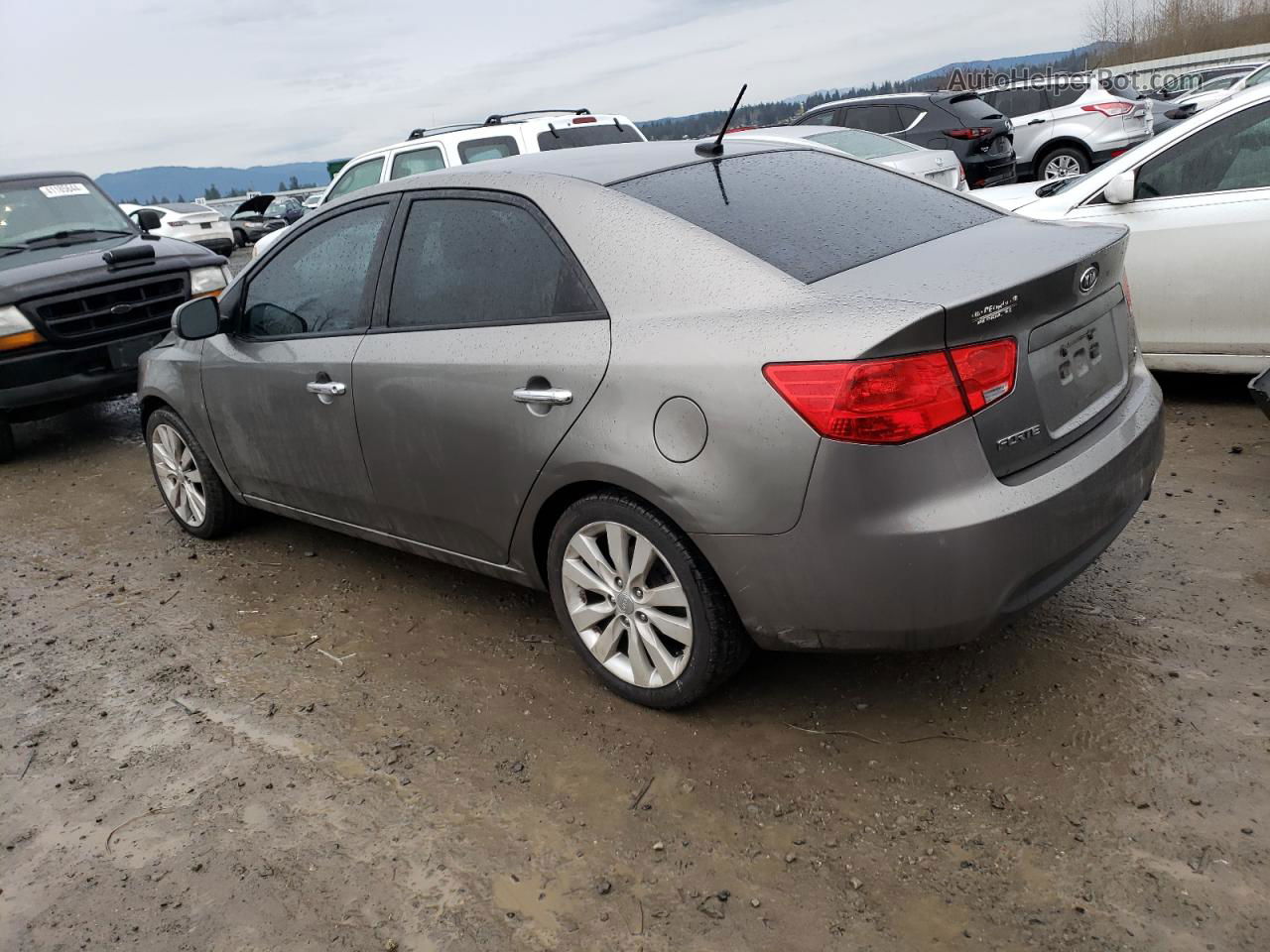 2012 Kia Forte Sx Gray vin: KNAFW4A39C5605518