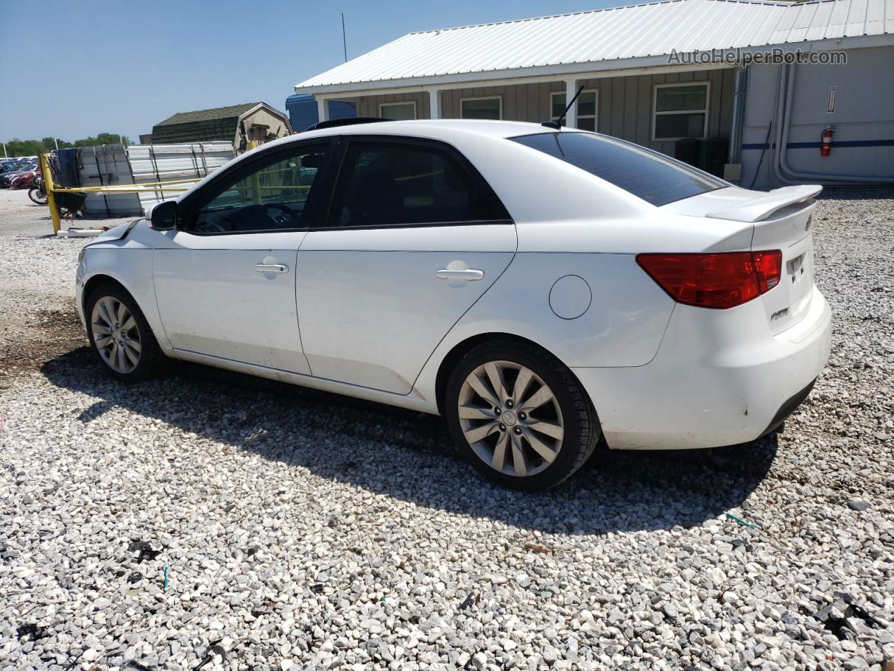 2012 Kia Forte Sx White vin: KNAFW4A3XC5580399