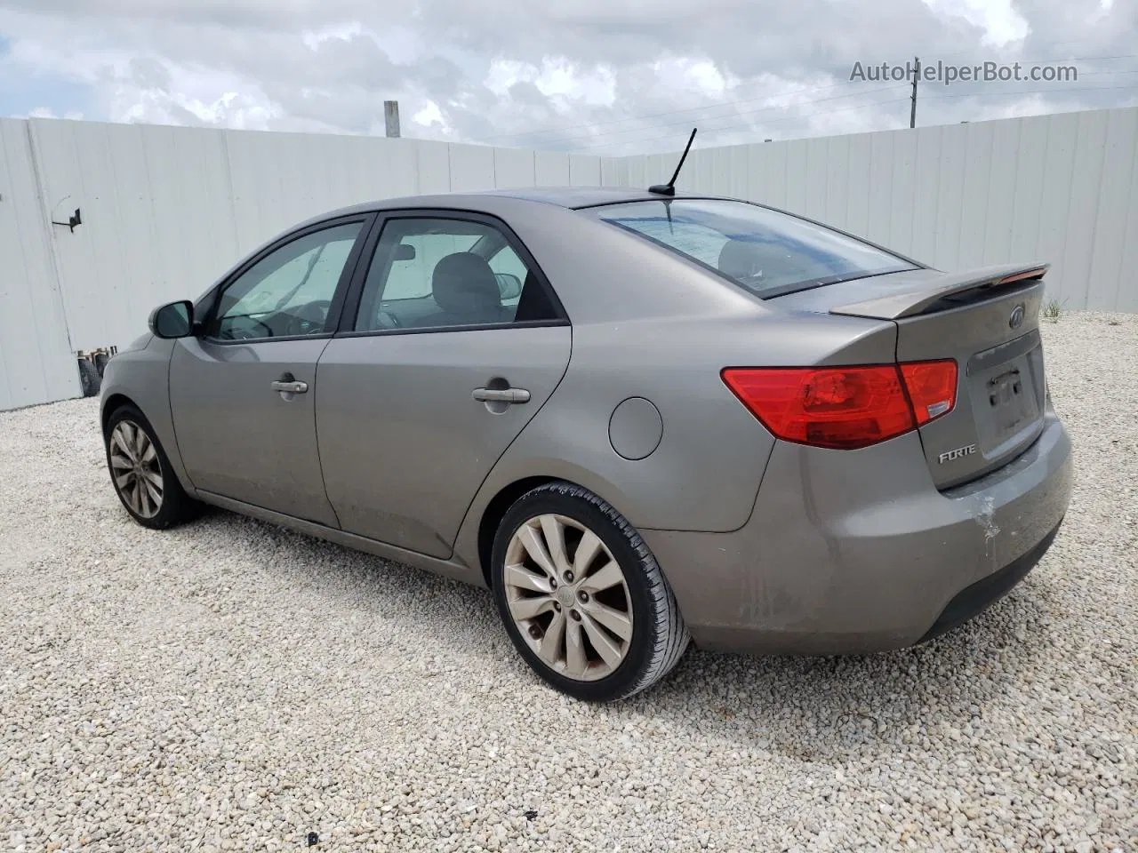 2012 Kia Forte Sx Gray vin: KNAFW4A3XC5593671