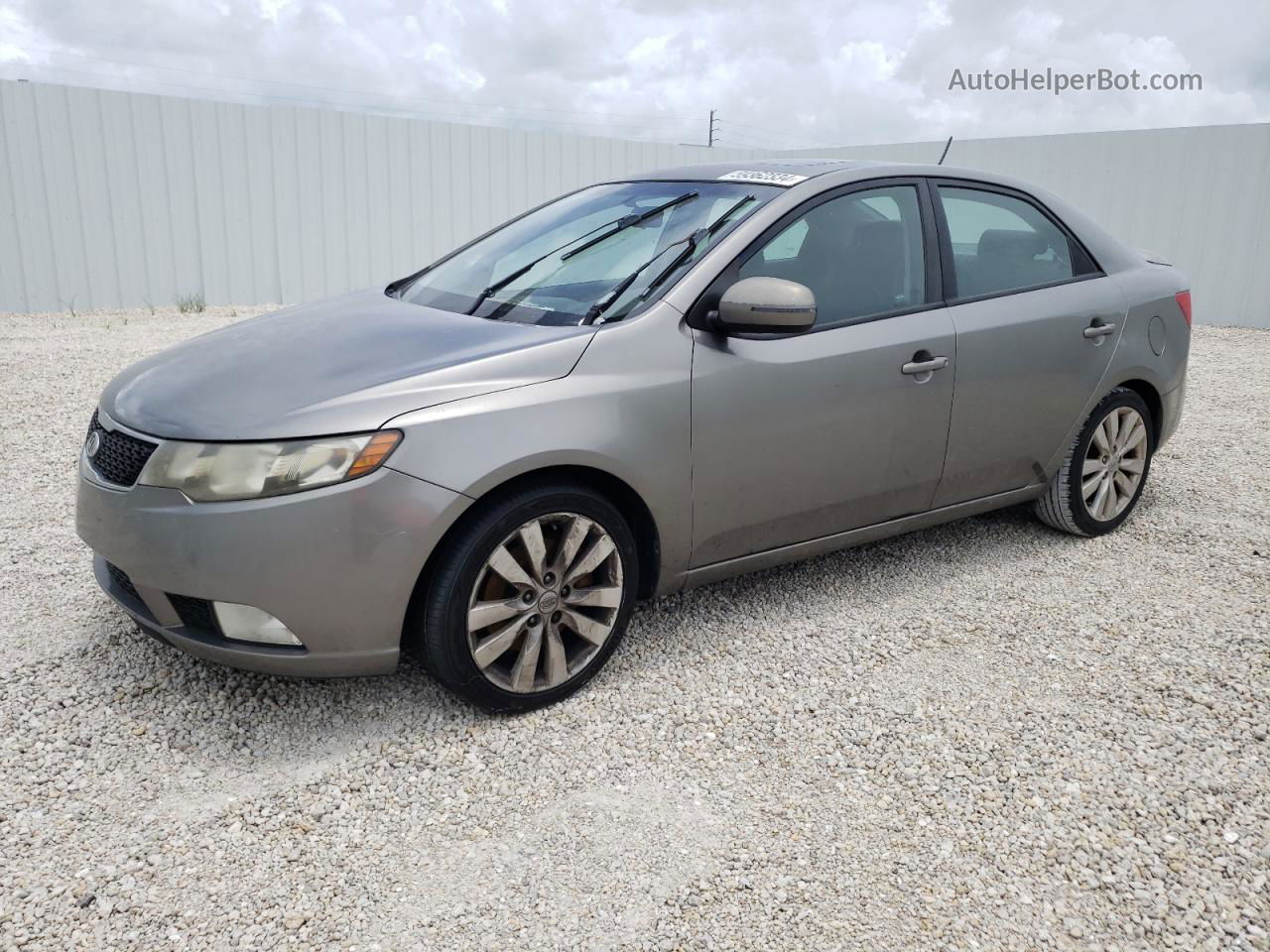 2012 Kia Forte Sx Gray vin: KNAFW4A3XC5593671