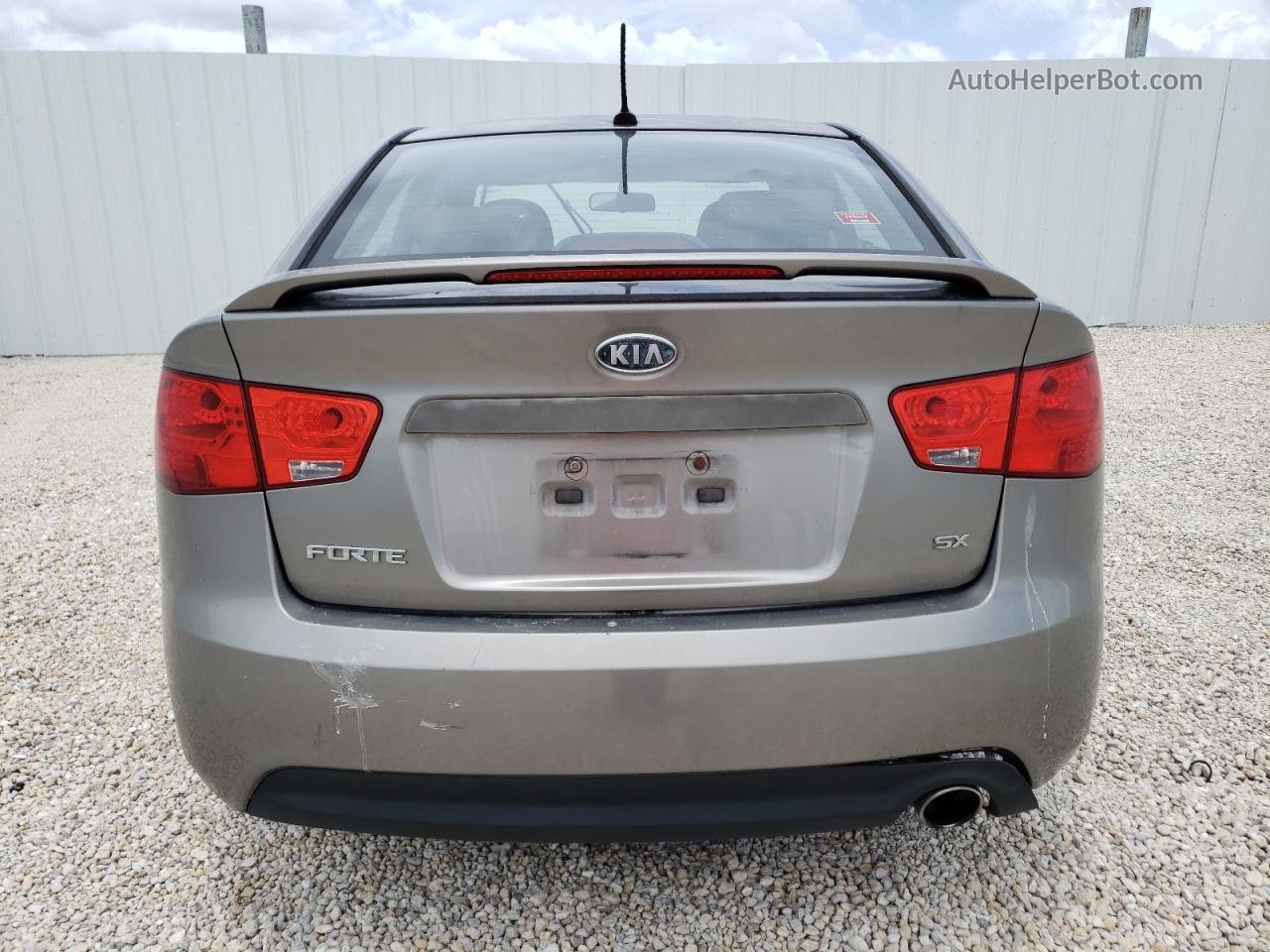 2012 Kia Forte Sx Gray vin: KNAFW4A3XC5593671