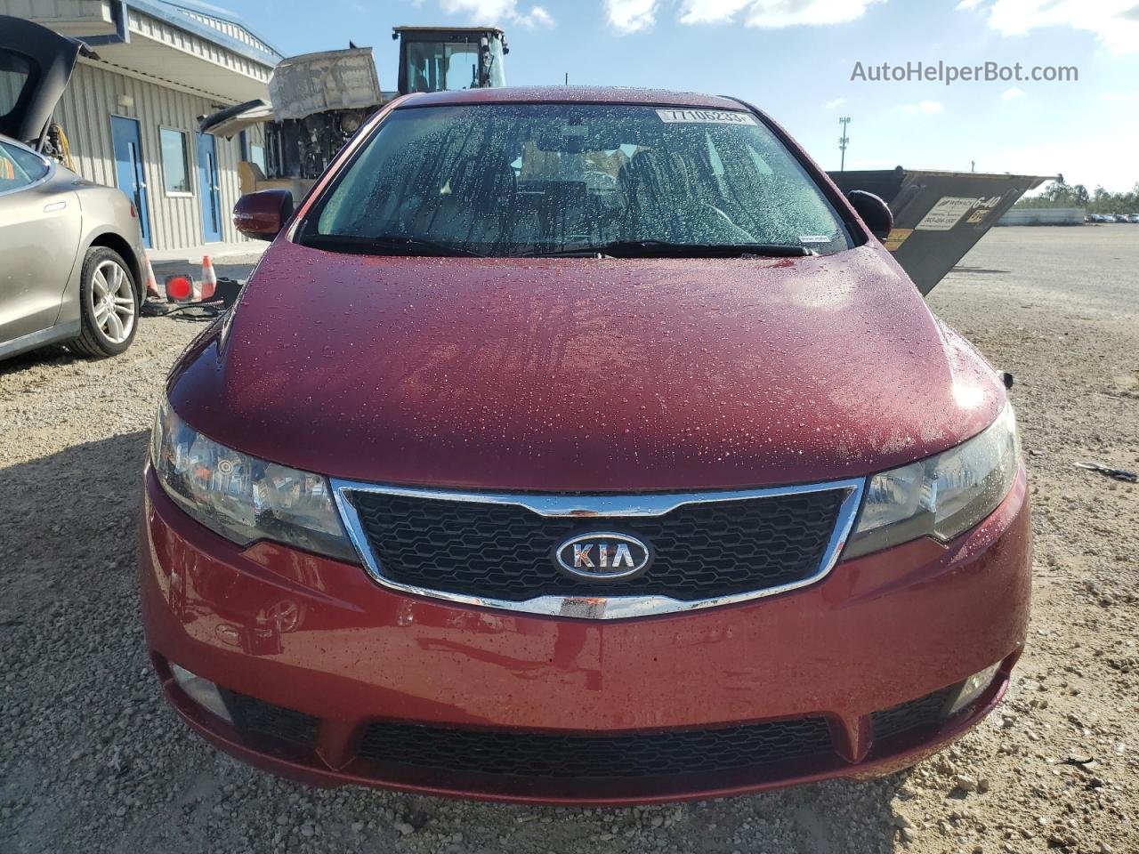 2012 Kia Forte Sx Burgundy vin: KNAFW5A32C5508330