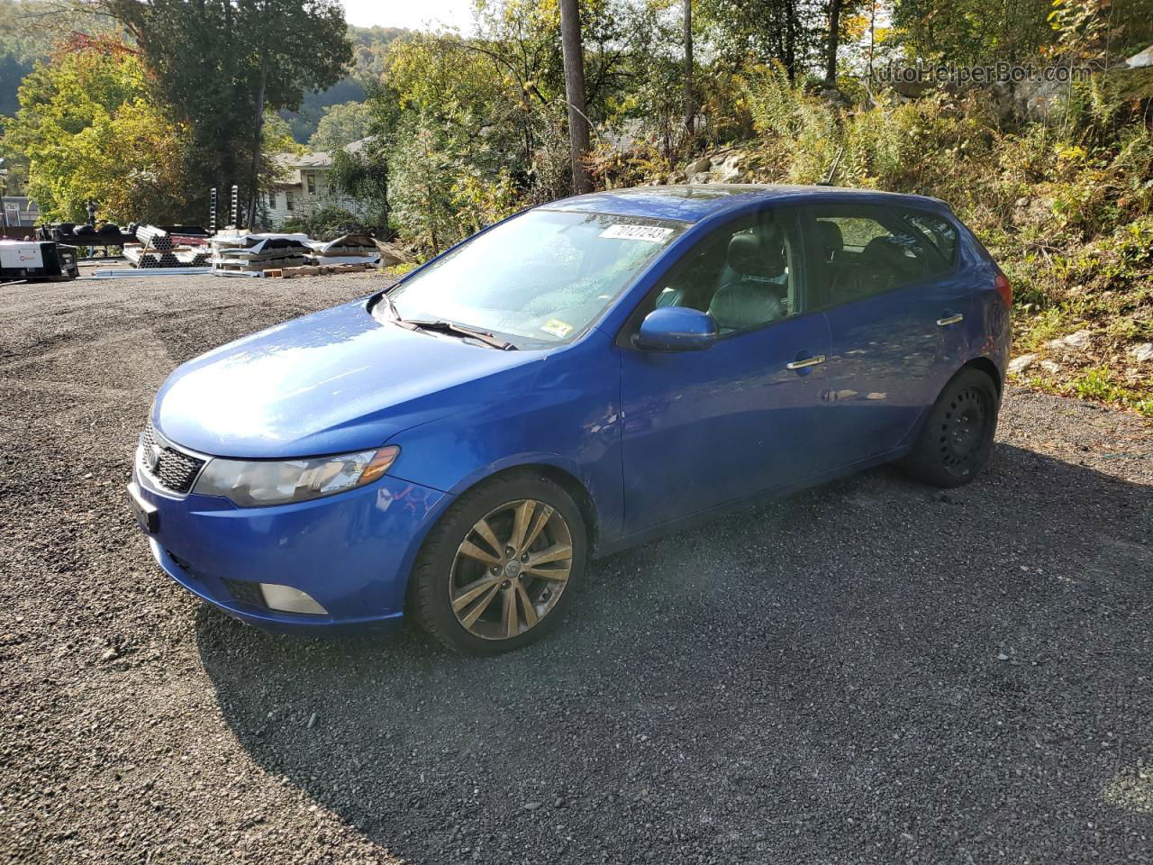 2012 Kia Forte Sx Blue vin: KNAFW5A32C5543918