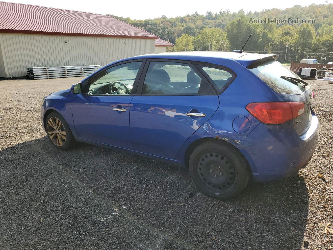 2012 Kia Forte Sx Blue vin: KNAFW5A32C5543918