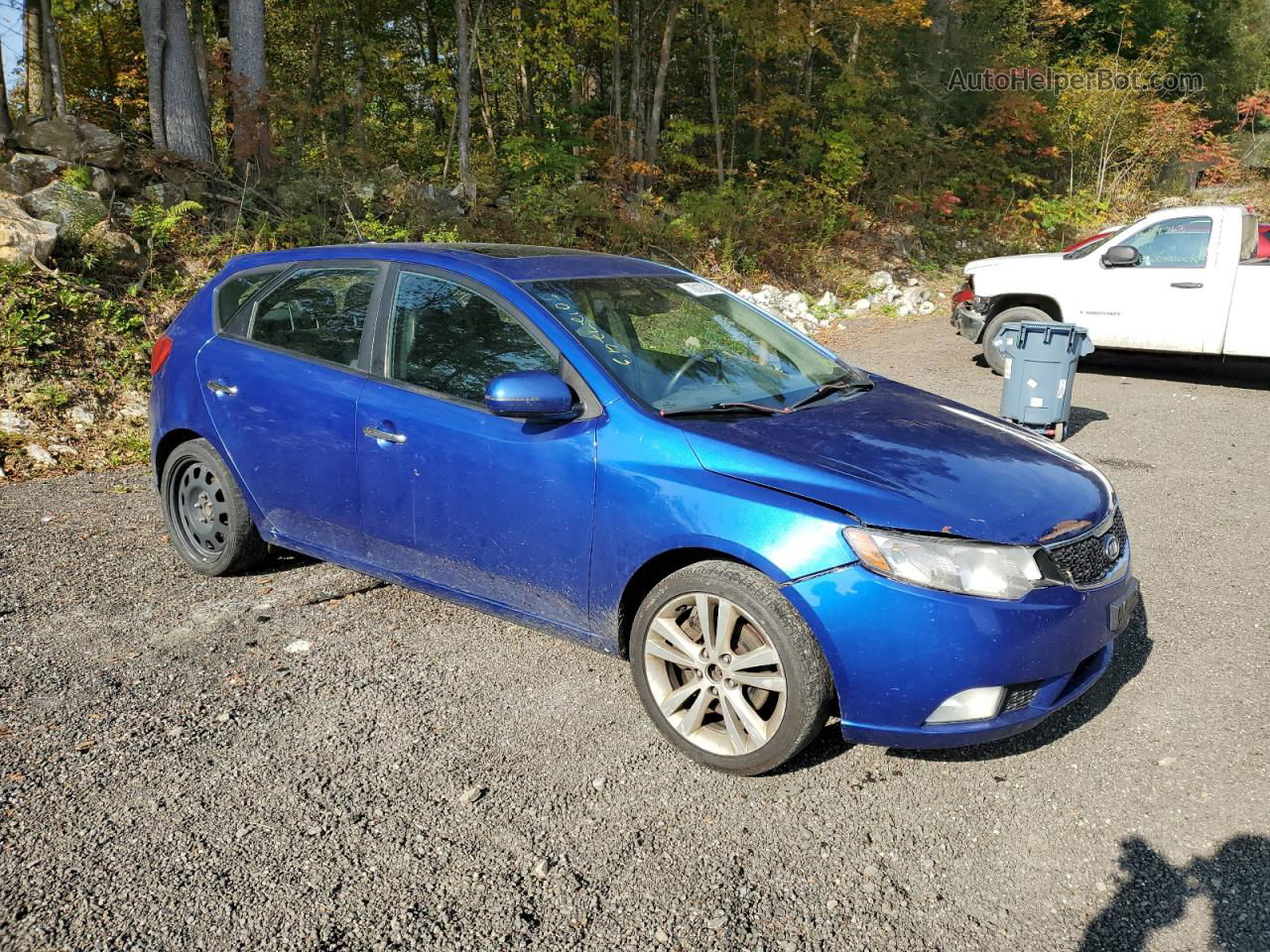 2012 Kia Forte Sx Blue vin: KNAFW5A32C5543918