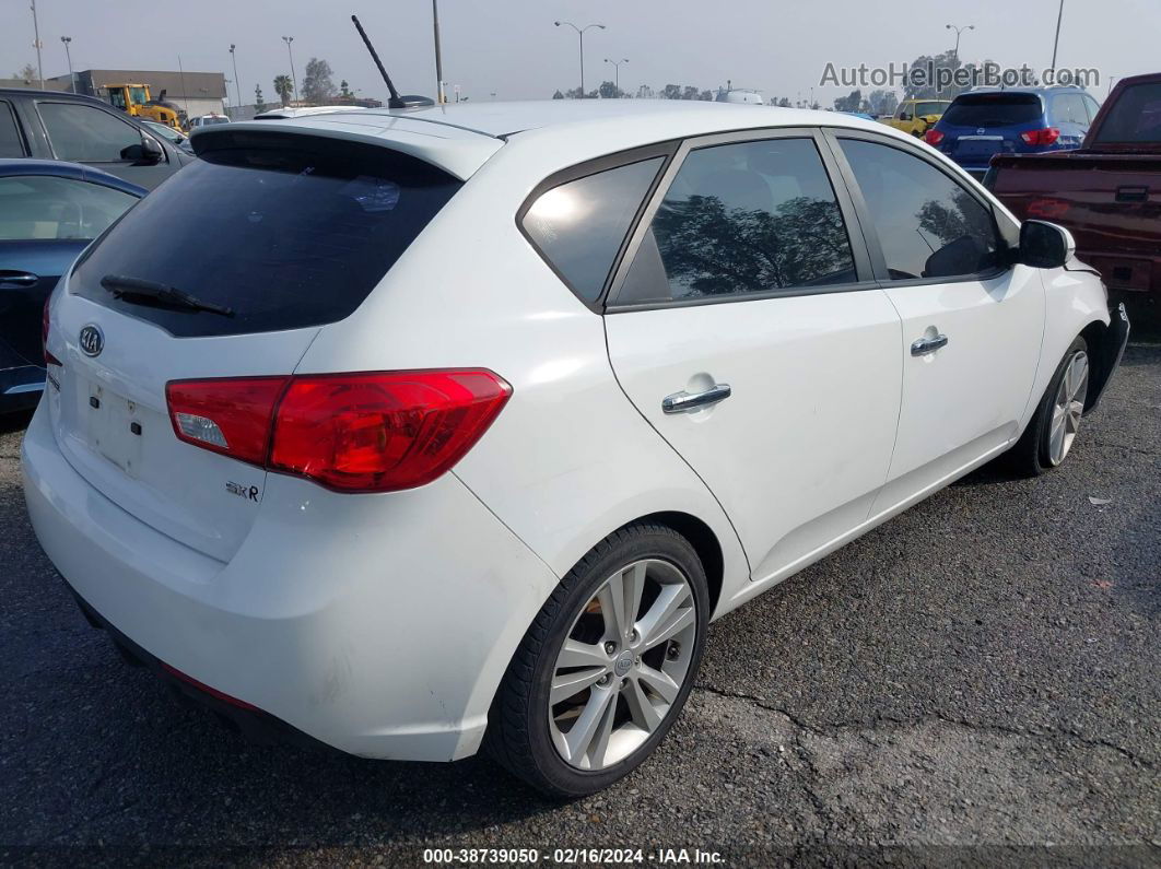 2012 Kia Forte Sx White vin: KNAFW5A32C5624823