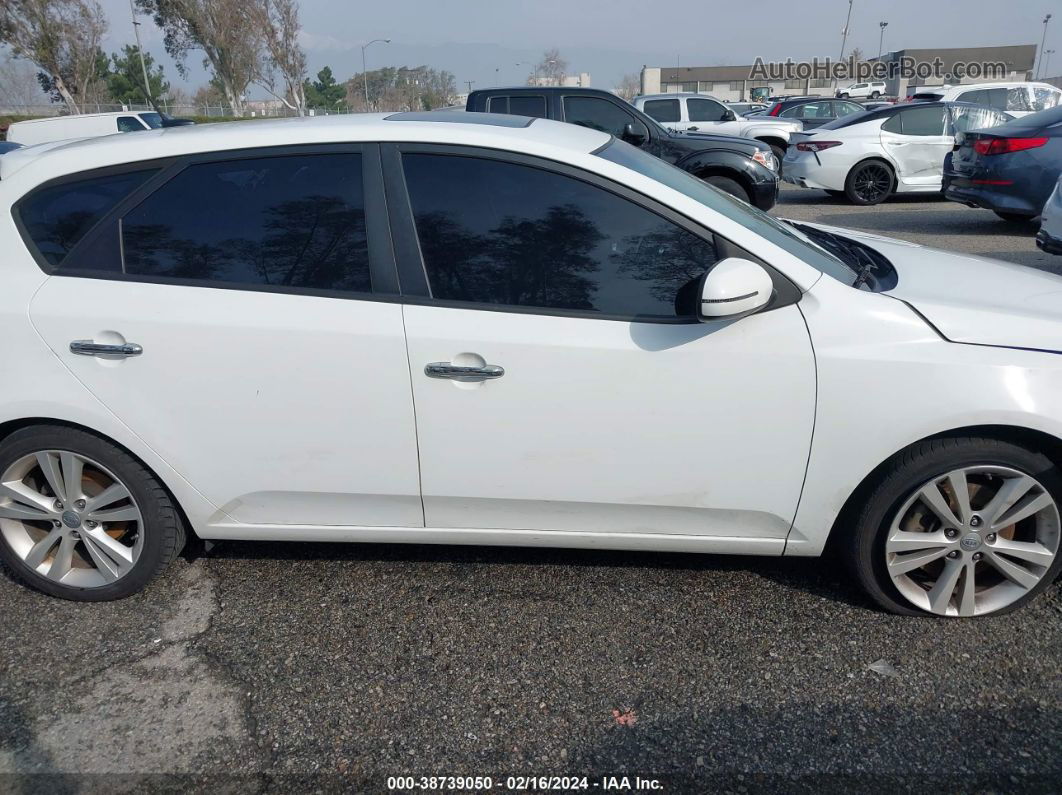 2012 Kia Forte Sx White vin: KNAFW5A32C5624823