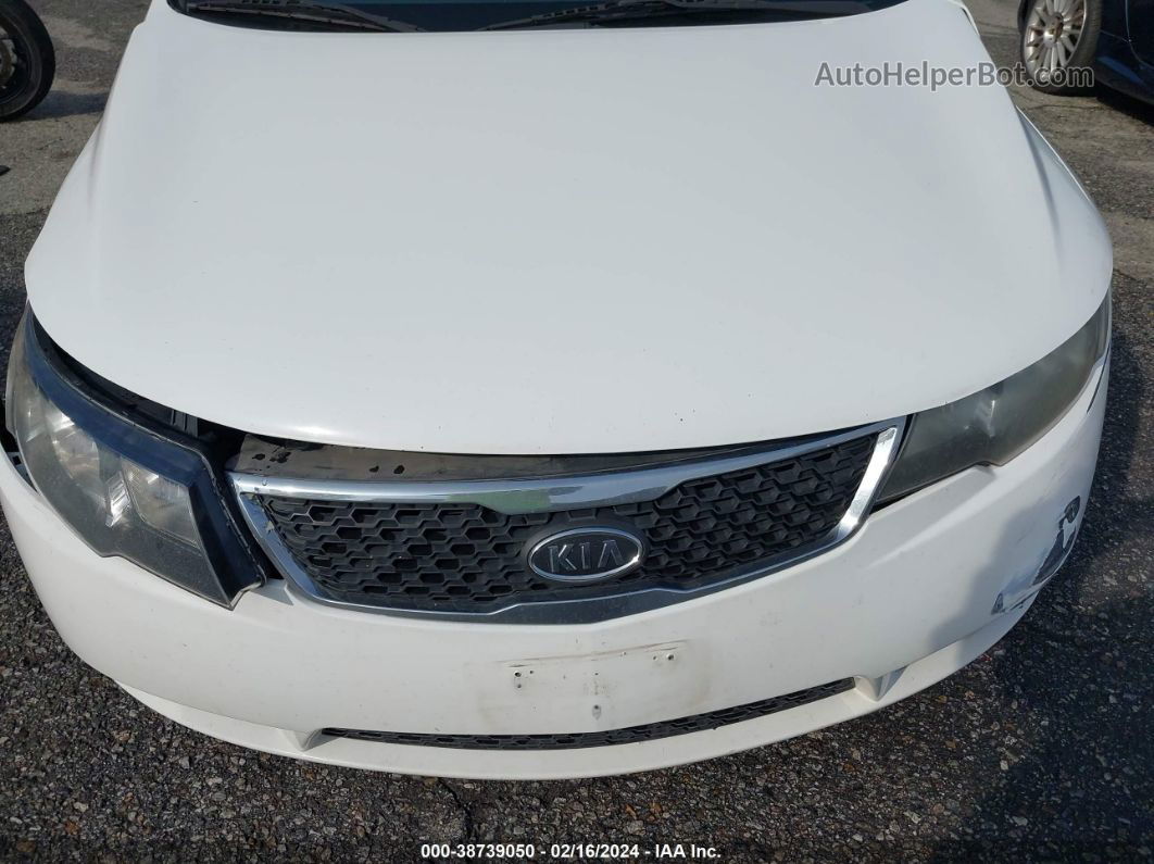 2012 Kia Forte Sx White vin: KNAFW5A32C5624823