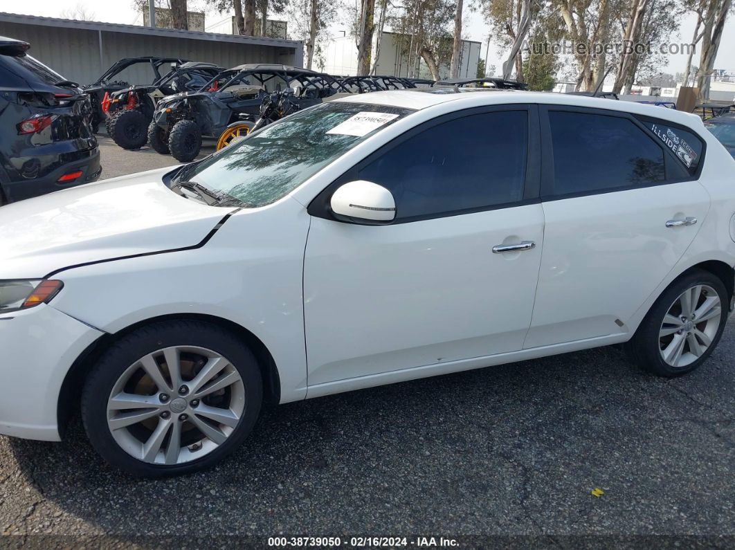 2012 Kia Forte Sx White vin: KNAFW5A32C5624823