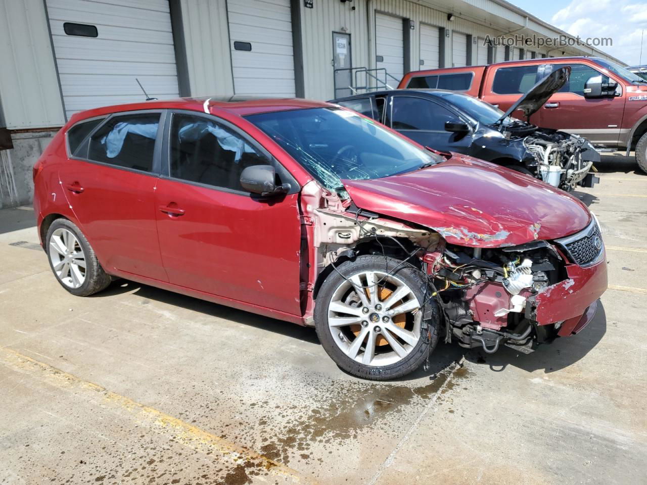 2012 Kia Forte Sx Red vin: KNAFW5A34C5579917