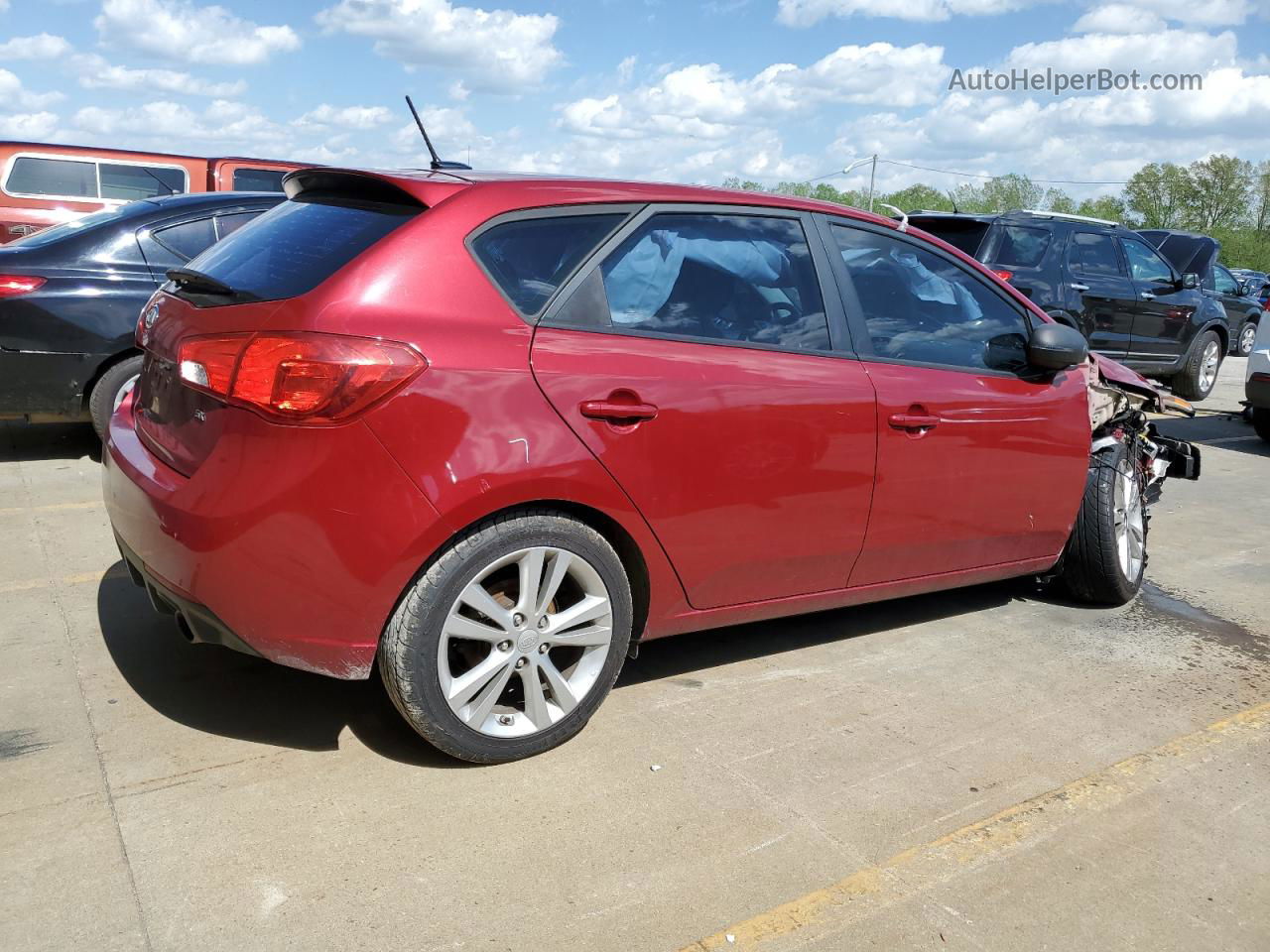 2012 Kia Forte Sx Red vin: KNAFW5A34C5579917