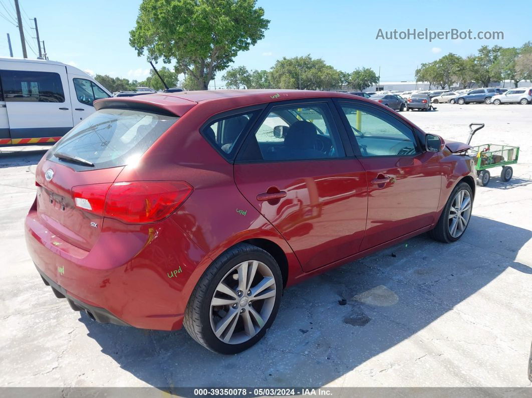 2012 Kia Forte Sx Красный vin: KNAFW5A37C5469153