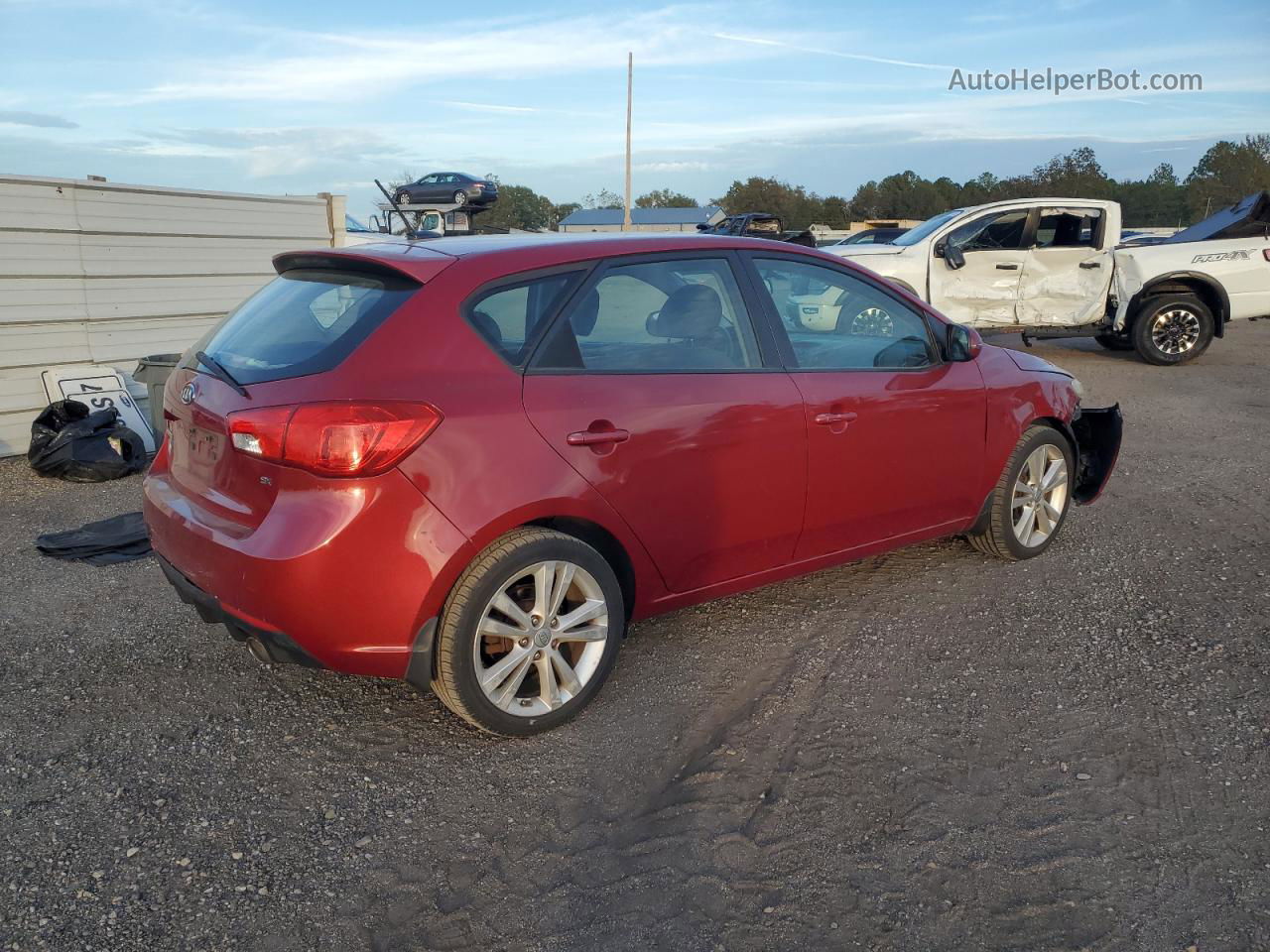 2012 Kia Forte Sx Red vin: KNAFW5A37C5581032