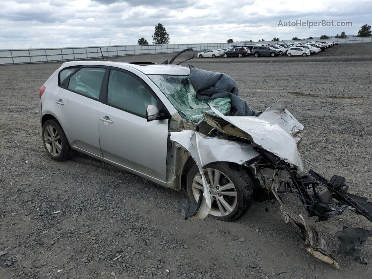 2012 Kia Forte Sx Silver vin: KNAFW5A38C5617682