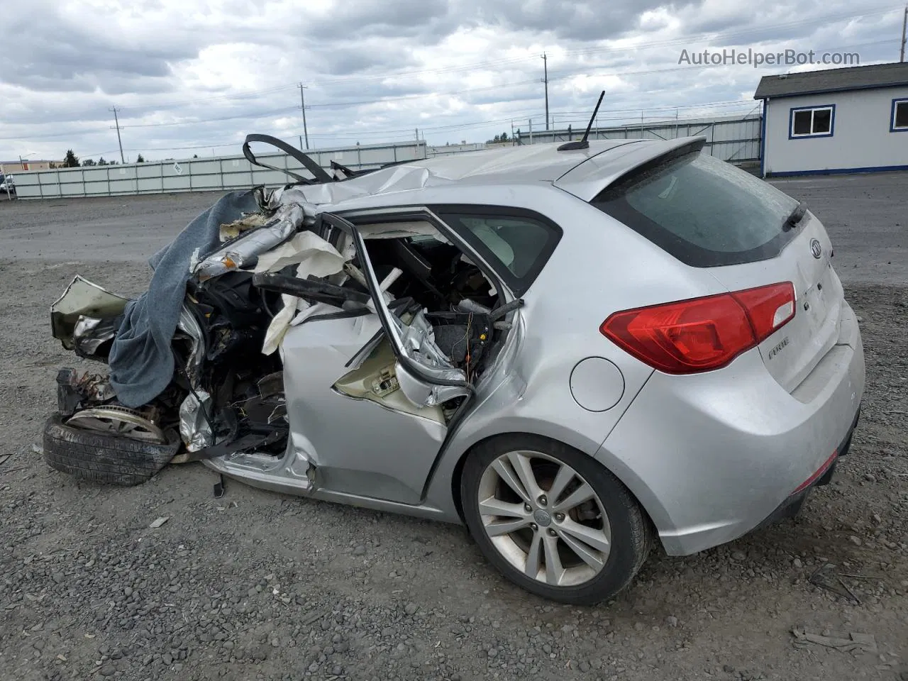 2012 Kia Forte Sx Silver vin: KNAFW5A38C5617682