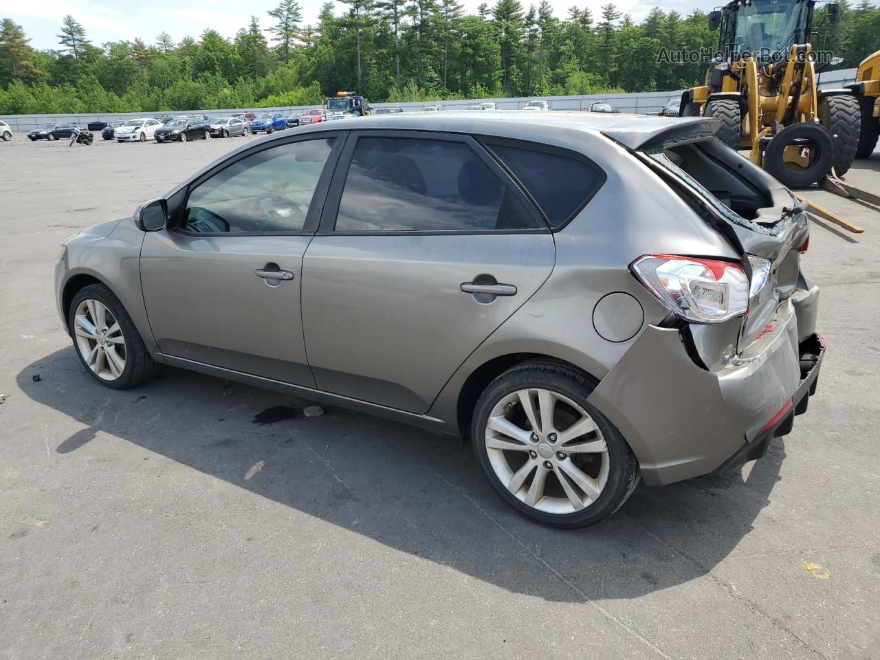 2012 Kia Forte Sx Gray vin: KNAFW5A3XC5480423