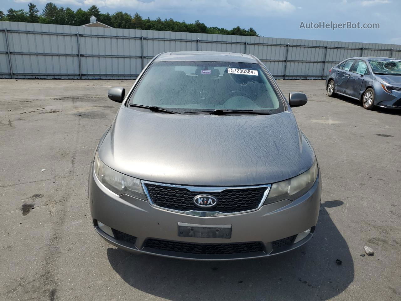 2012 Kia Forte Sx Gray vin: KNAFW5A3XC5480423