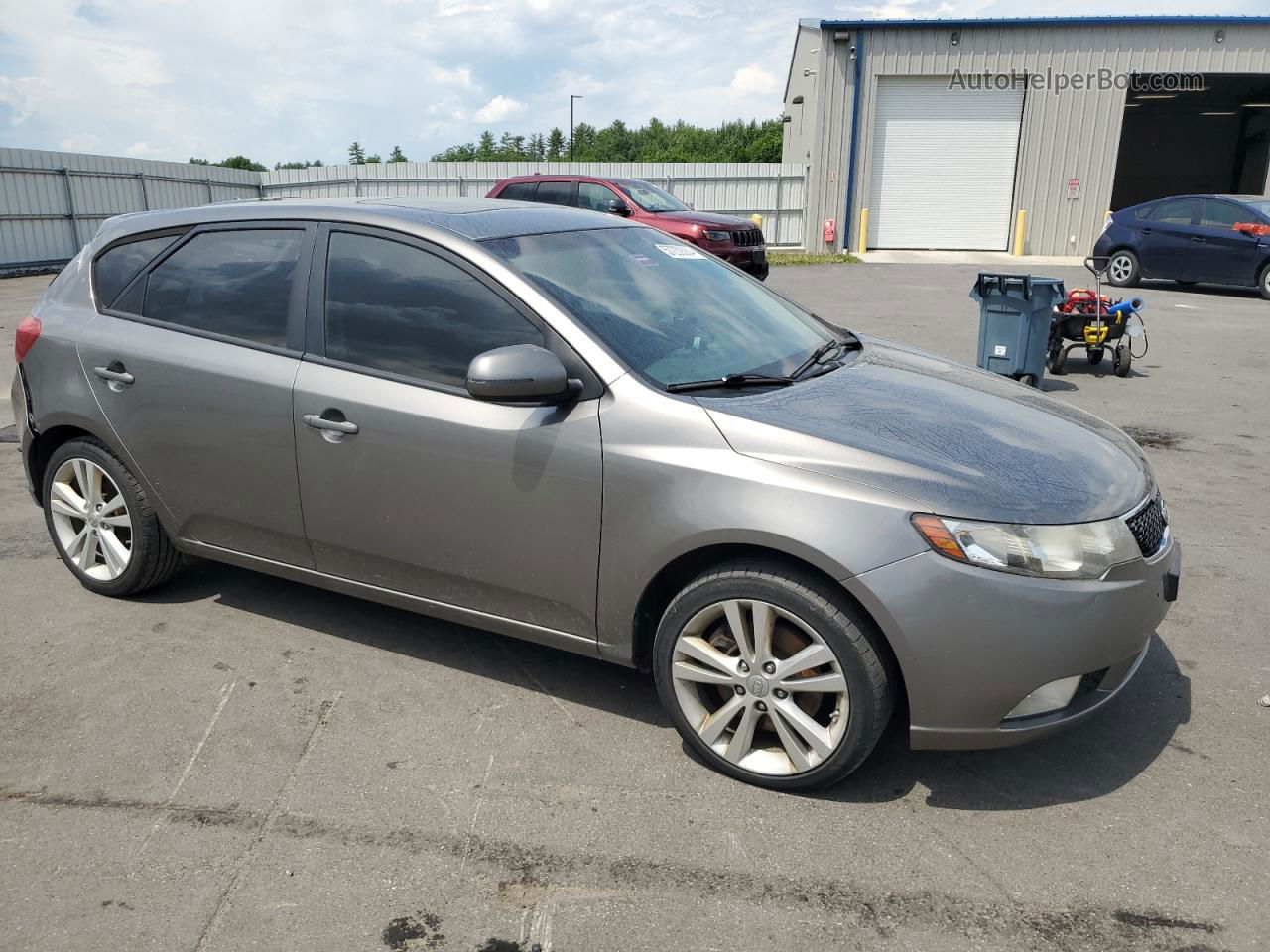 2012 Kia Forte Sx Gray vin: KNAFW5A3XC5480423