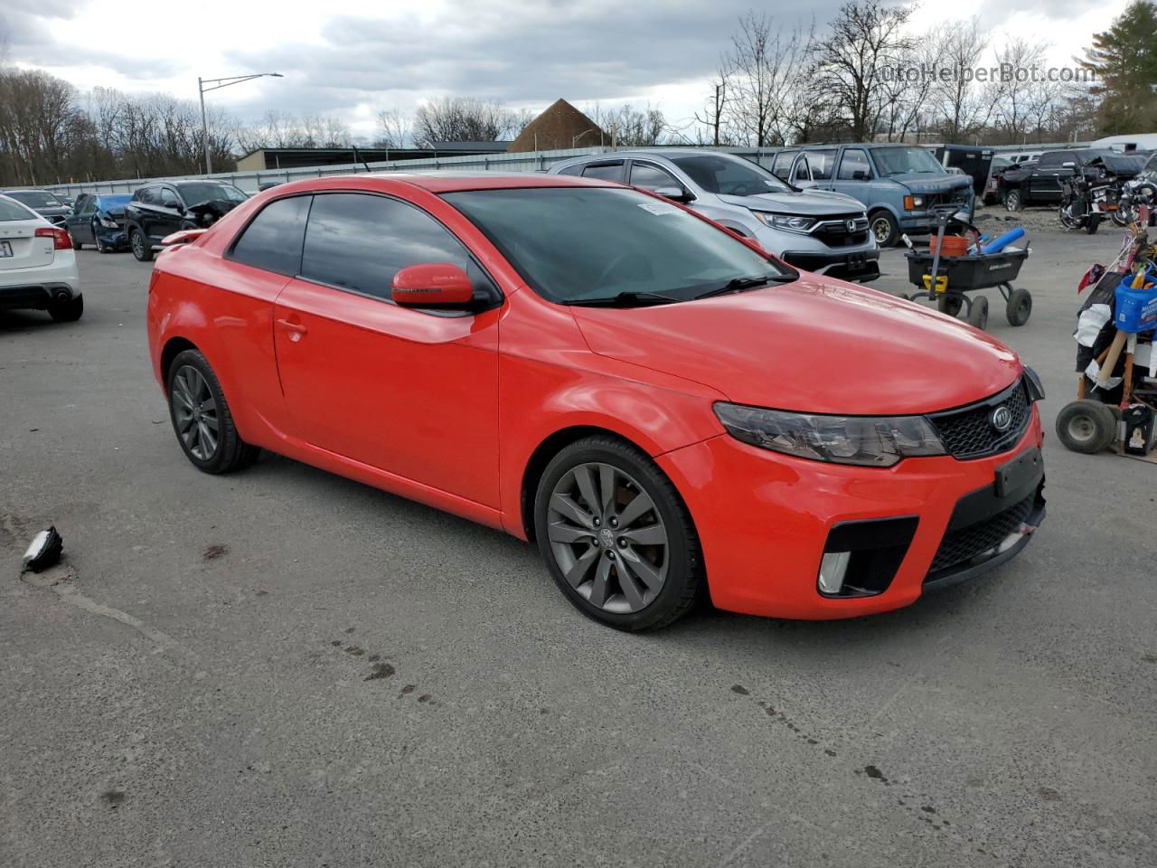 2012 Kia Forte Sx Red vin: KNAFW6A30C5470084