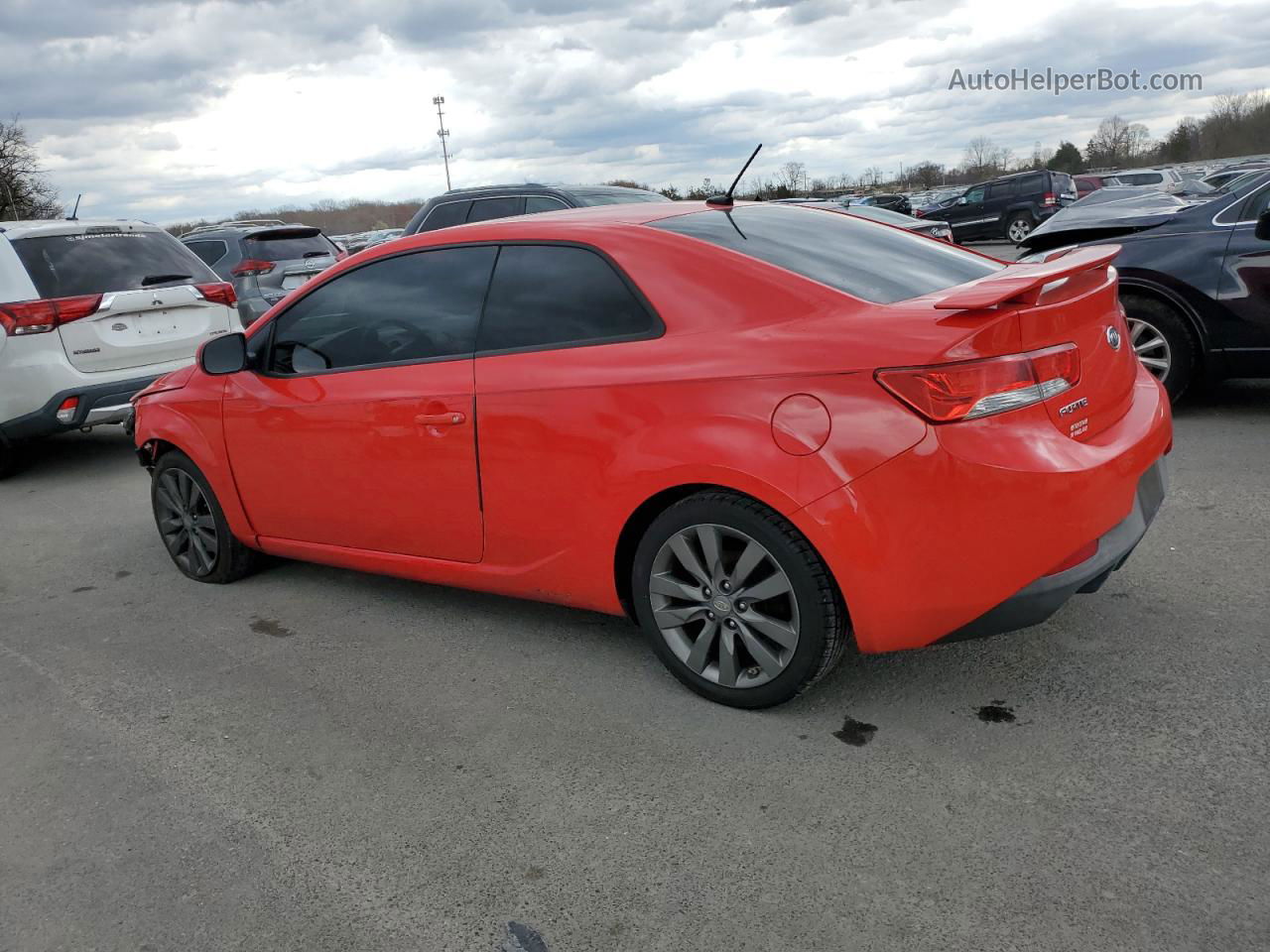 2012 Kia Forte Sx Red vin: KNAFW6A30C5470084