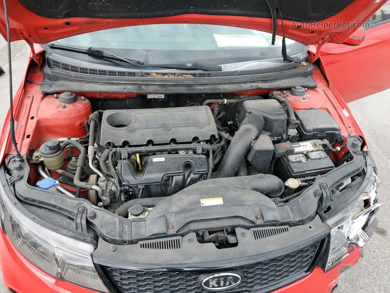 2012 Kia Forte Sx Red vin: KNAFW6A30C5470084