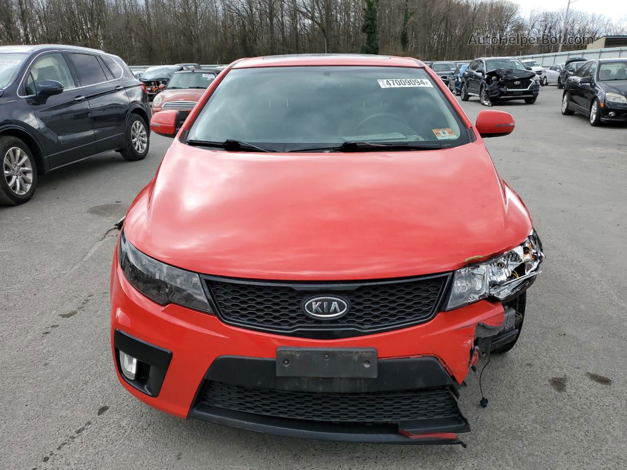 2012 Kia Forte Sx Red vin: KNAFW6A30C5470084