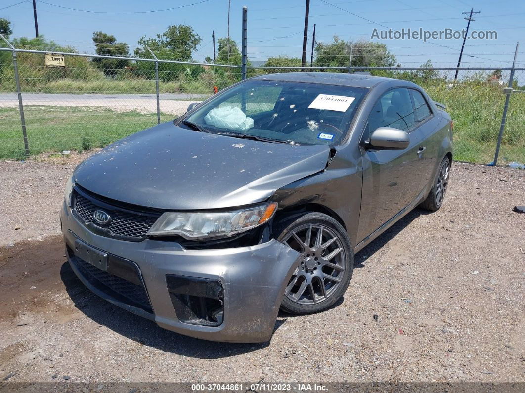 2012 Kia Forte Koup Sx Gray vin: KNAFW6A30C5584067