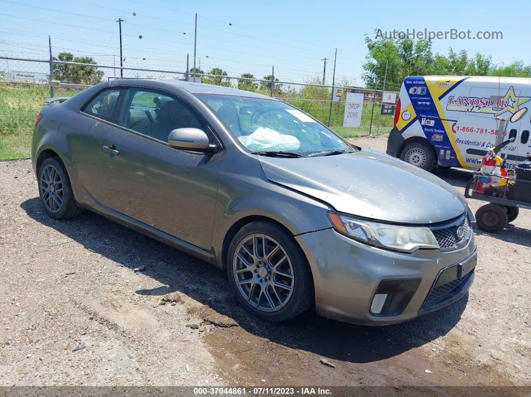 2012 Kia Forte Koup Sx Gray vin: KNAFW6A30C5584067