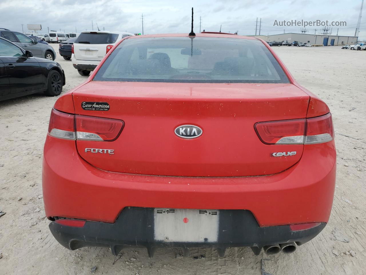 2012 Kia Forte Sx Красный vin: KNAFW6A30C5622784