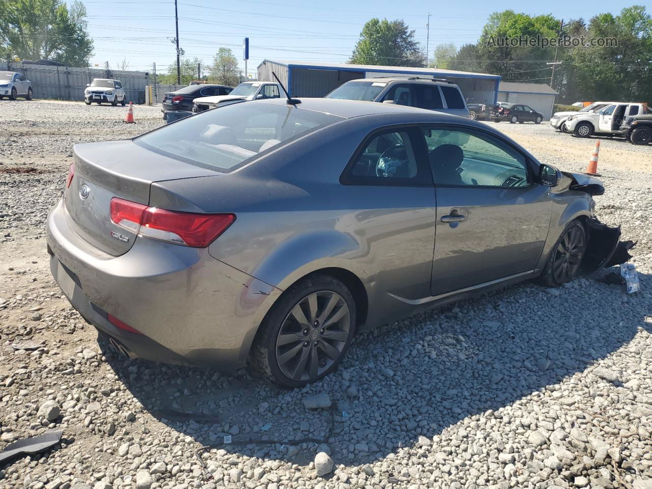 2012 Kia Forte Sx Gray vin: KNAFW6A31C5479361