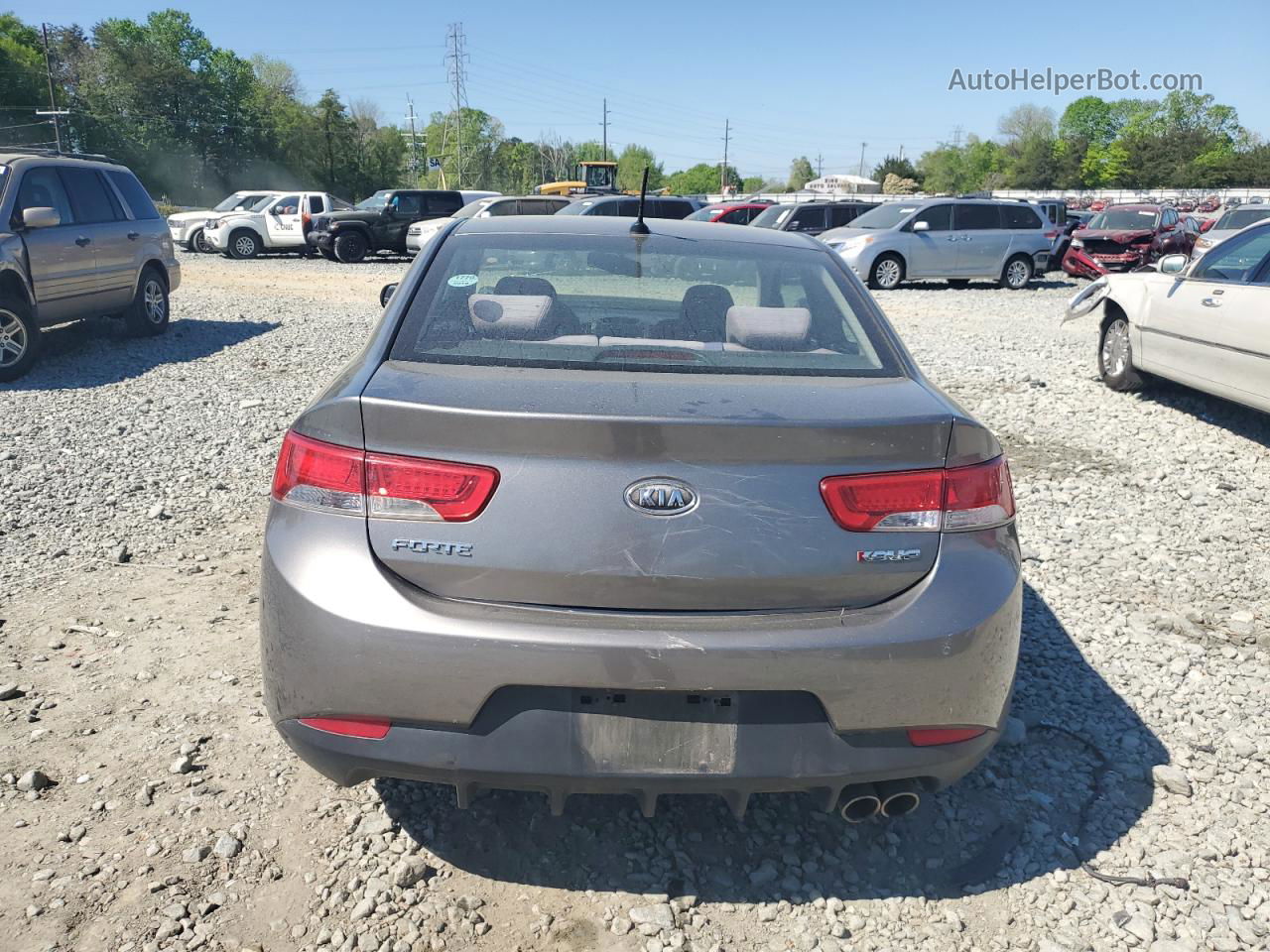 2012 Kia Forte Sx Gray vin: KNAFW6A31C5479361